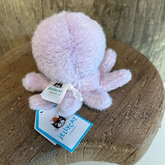 Jellycat Fluffy Octopus Jellycat Sea Collectible NEW FAST Ship - Picture 4 of 5